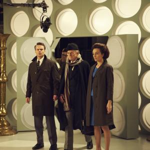 Still of David Bradley Jamie Glover and Jemma Powell in An Adventure in Space and Time 2013