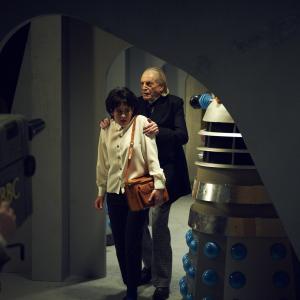 Still of David Bradley and Claudia Grant in An Adventure in Space and Time 2013