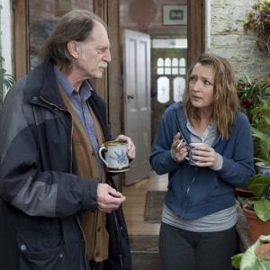 Still of David Bradley and Lesley Manville in Another Year (2010)