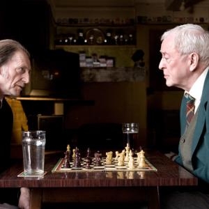 Still of Michael Caine and David Bradley in Harry Brown 2009