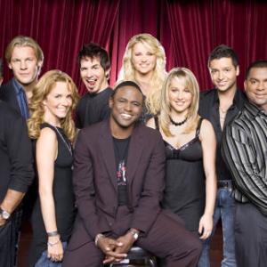 Still of Lea Thompson, Cheech Marin, Lucy Lawless, Alfonso Ribeiro, Hal Sparks, Wayne Brady, Chris Jericho, Jai Rodriguez and Carly Patterson in Celebrity Duets (2006)