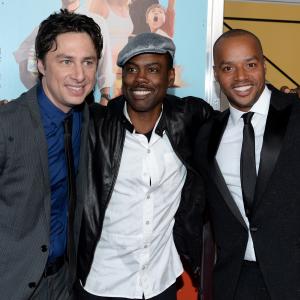 Chris Rock Zach Braff and Donald Faison at event of Wish I Was Here 2014