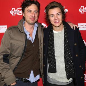 Zach Braff and Harry Styles at event of Wish I Was Here (2014)