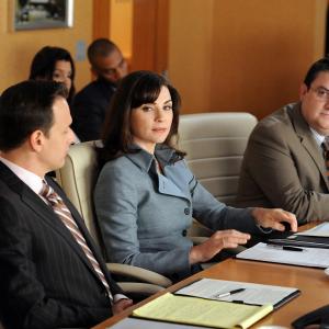 Still of Julianna Margulies Josh Charles and Ash Brannon in The Good Wife 2009