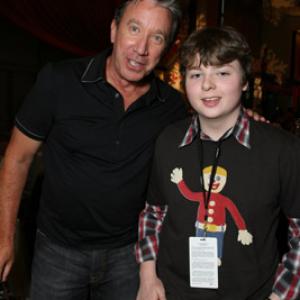 Tim Allen and Spencer Breslin at event of The Santa Clause 3: The Escape Clause (2006)