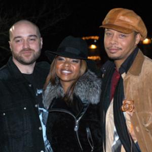 Terrence Howard, Craig Brewer and Taraji P. Henson at event of Hustle & Flow (2005)