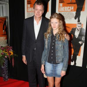 Johan and Elsa Brisinger attending The American premiere Stockholm
