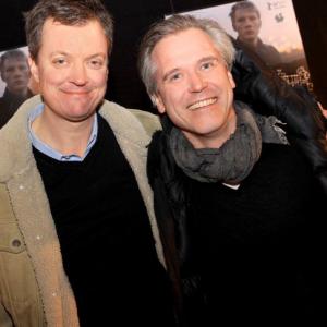Johan Brisinger and producer Mikael Flodell