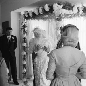Peter Lawford at Sammy Davis Jr.'s wedding to May Britt 11-13-1960