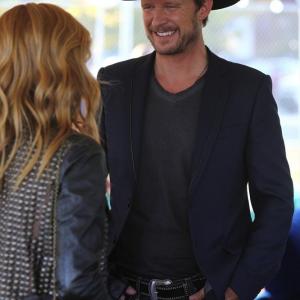 Still of Connie Britton and Will Chase in Nashville 2012