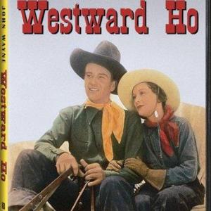 John Wayne and Sheila Bromley in Westward Ho (1935)