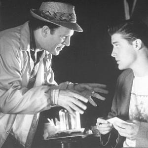 Still of Brendan Fraser and Albert Brooks in The Scout 1994