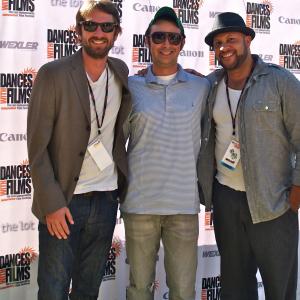 Jordan Rennick, Steven Gorel, & Conroe Brooks arrive at the 2010 Dances with Films Film Festival in Los Angeles, California.