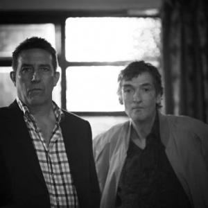 Still of Ciarn Hinds and Anthony Brophy in The Shore 2011