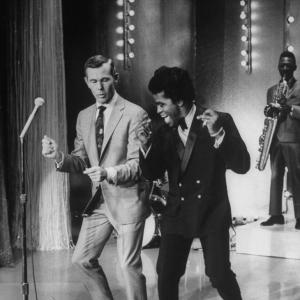 The Godfather of Soul James Brown teaches The King of Late Night Johnny Carson some moves 