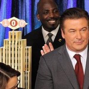 100th Episode Celebration of 30 Rock with Tina Fey Kevin Dot Com Brown and Alec Baldwin