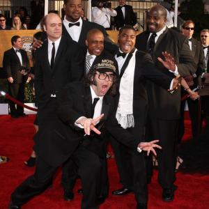 (L-R) Judah Friedlander, Scott Adsit, Grizz Chapman, Keith Powell, Tracy Morgan and Kevin Brown the cast of 