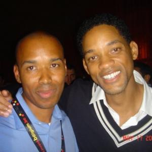Event image of Marcus Lyle Brown and Will Smith from Human Contract gala at the Festival de Cannes