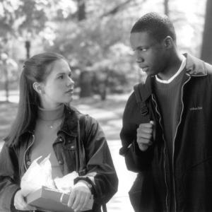 Still of Anna Paquin and Rob Brown in Finding Forrester 2000