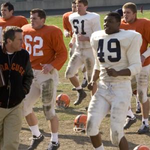 Still of Dennis Quaid and Rob Brown in The Express (2008)