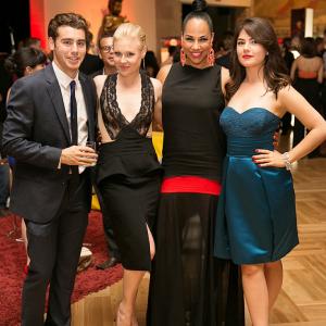 Aiden Shipley, Kristin Booth, Amanda Brugel and Katie Boland attend the 2014 Producer's Ball.