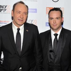 Kevin Spacey and Dana Brunetti at event of The Social Network 2010