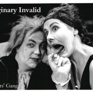 Molly Bryant  Daniel T Parker in THE IMAGINARY INVALID Actors Gang