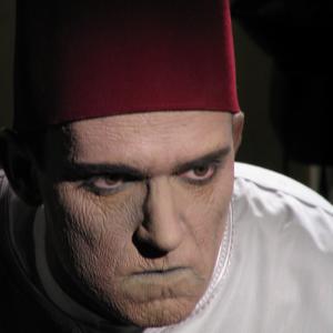 Kreating Karloff a 2007 documentary in which young actor Connor Timmis recreates Horror Star Boris Karloffs roles from classic 1930s films such as The Mummy Makeup by Norman Bryn