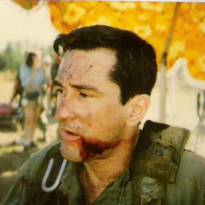Robert DeNiro in Vietnam combat for Jacknife 1988 Makeup by Norman Bryn