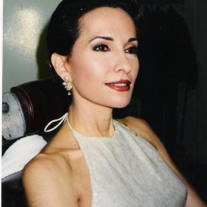 Actress Susan Lucci; makeup by Norman Bryn.