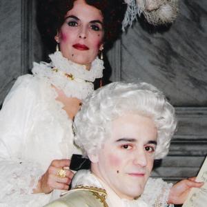 Mozart period; makeup by Norman Bryn.