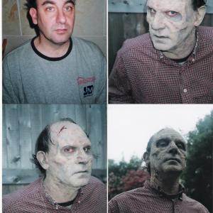 Zombie for Nite Patrol webseries pilot Makeup by Norman Bryn