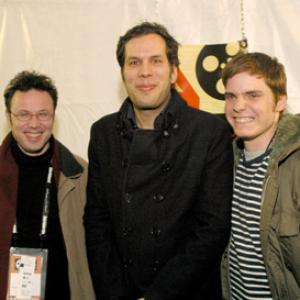 Daniel Brühl, Achim von Borries and Christophe Mazodier at event of Was nützt die Liebe in Gedanken (2004)