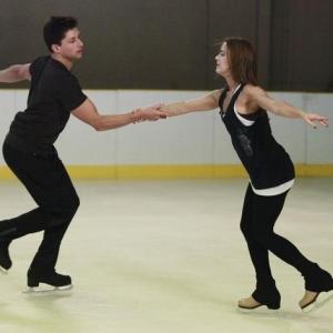 Still of Rebecca Budig and Fred Palascak in Skating with the Stars (2010)