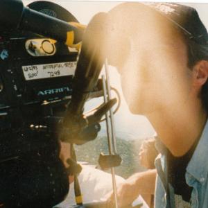 Director Dave Bundtzen shooting Accidental Tribes music video