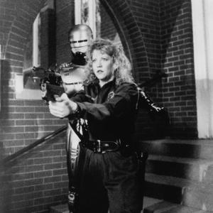 Still of Nancy Allen and Robert John Burke in RoboCop 3 (1993)