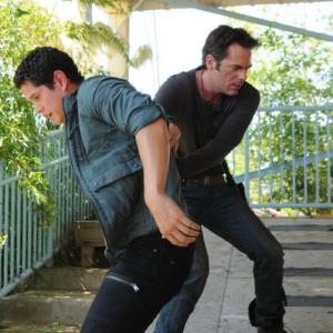 Still of Billy Burke and JD Pardo in Revolution (2012)