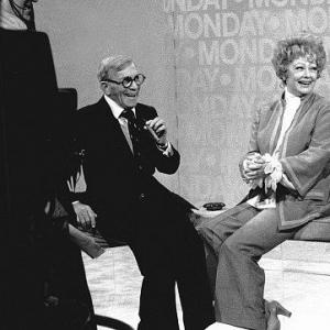 George Burns with Lucille Ball, 1978.