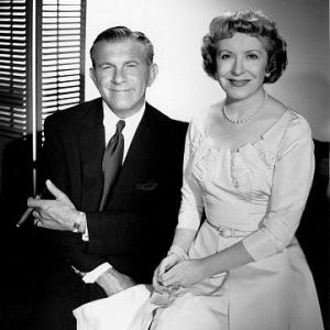 George Burns and Gracie Allen, 1957.