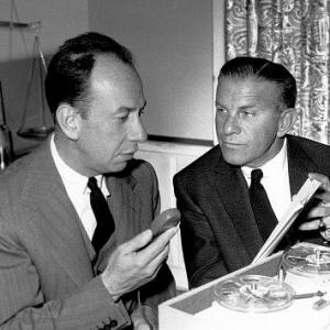 George Burns and Jose Ferrer, c. 1956.