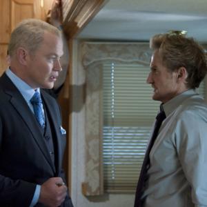 Still of Jere Burns and Neal McDonough in Justified (2010)