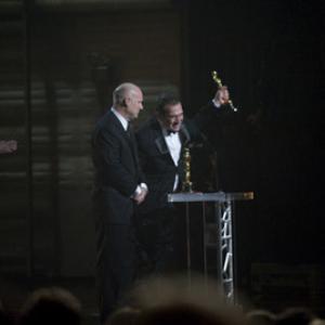 Victor Zolfo and Donald Graham Burt win the Oscar for Art Direction for their work in The Curious Case of Benjamin Button during the 81st Annual Academy Awards at the Kodak Theatre in Hollywood CA Sunday February 22 2009 airing live on the ABC Television Network