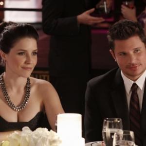 Still of Nick Lachey and Sophia Bush in One Tree Hill 2003
