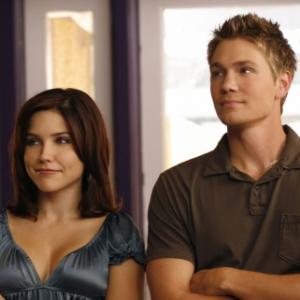 Still of Sophia Bush and Chad Michael Murray in One Tree Hill 2003