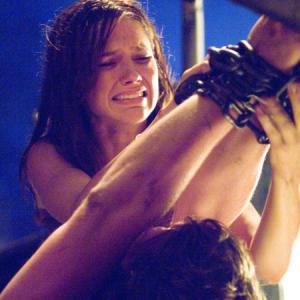 Still of Sophia Bush and Zachary Knighton in The Hitcher 2007