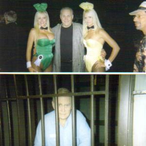 Heaven and Hell...G. Larry Butler at Hugh Hefner's Birthday Party and on the set of Murder By The Book