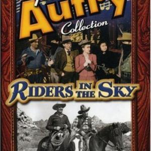 Gene Autry, Pat Buttram, Gloria Henry and Champion in Riders in the Sky (1949)