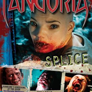On the cover of Fangoria. June, 2010.