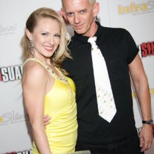 With Alexis Zibolis at the Laemmle Sunset for premiere of Consinsual