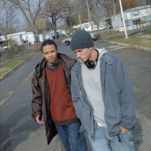 Still of Eminem and Eugene Byrd in 8 mylia (2002)